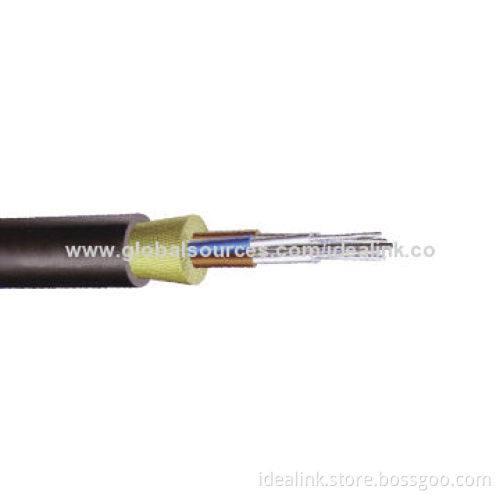 polyester elastomer tight buffer fiber strengthened by aramid yarn, protected by a PU outer jacket.New